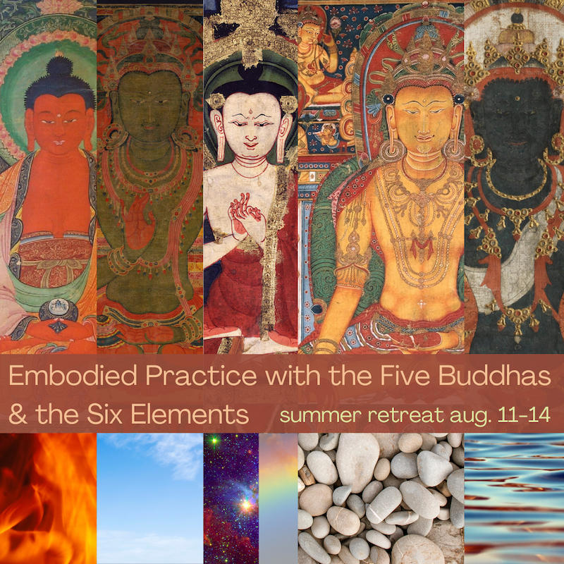 five buddhas and six elements