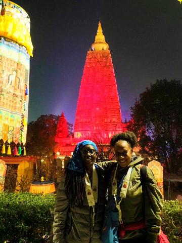 Vimalasara and Jayasuri at Bodh Gaya