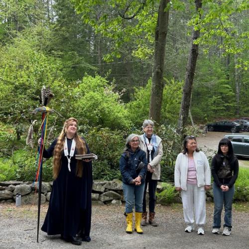 Buddha Day Celebrants begin Dedication Ritual